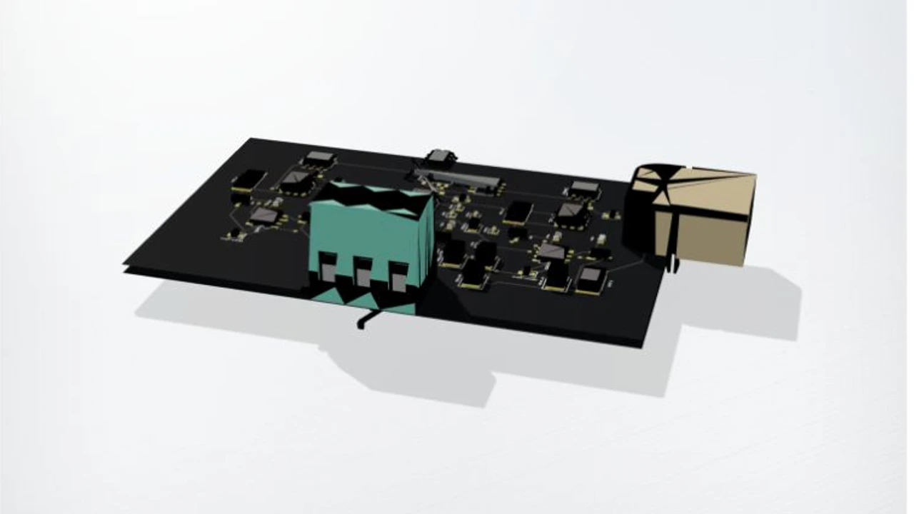 VESC6 — 3-Phase FOC Drive PBR board render