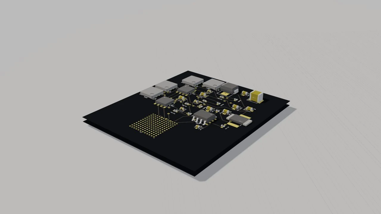 Reaction Wheel Torque Driver PBR board render